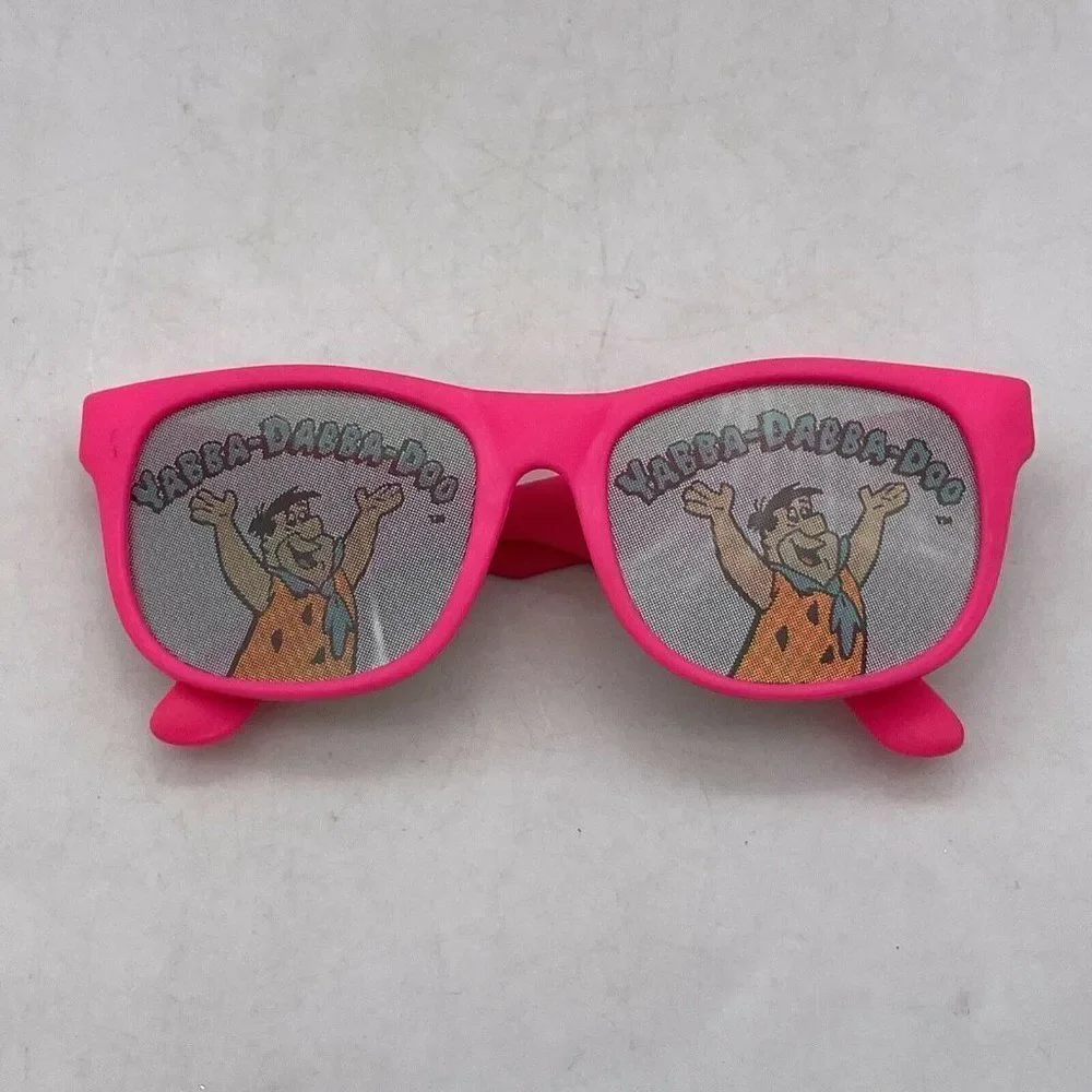 VTG Sunglasses Flintstones Yabba Dabba Doo 1991 Universal Studios Hanna Barbera